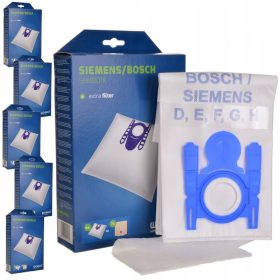   24 db szintetikus porzsák Bosch GL-30, Siemens porszívókhoz (SBMB01K cikkszám kiváltására)