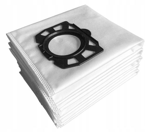 10 db-os prémium mikroszálas porzsák készlet Karcher WD4, WD5, WD6, MV4, MV5, MV6 porszívókhoz - 2.863-006.0 kiváltására