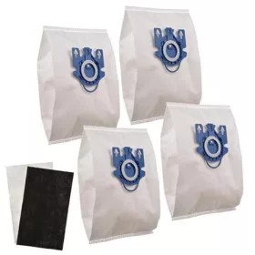   4x MIELE GN HyClean 3D Porszívózsák - G/N Típusú, Kompatibilis Miele C2, C3, Classic C1, S8, S5, S2, Hoover Telios, + 2x Szűrő