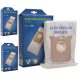 12x porzsák ELECTROLUX PHILIPS AEG S-bag Classic Performance ELMB01K, E201SM (UltraSilencer, Ergospace, Ergoclassic, Oxygen Plus, Jetmaxx, Ultra One, Viva Control, Accelerator, CLario) porszívókhoz