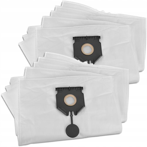 10 db szintetikus porzsák Karcher NT 30/1 TACT, 40/1 TACT, 50/1 TACT porszívókhoz (2.889-154.0 / 2.889-155.0 cikkszámok kiváltására)