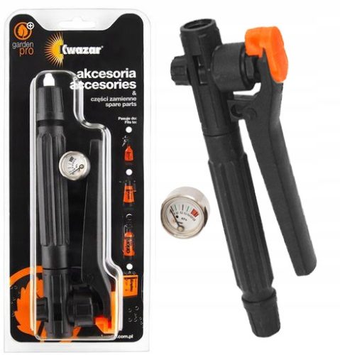 Fogantyús szórópisztoly nyomásmérővel – Kwazar Orion, Gaia, Rose, Neptune, Sunflower Garden PRO permetezőhöz