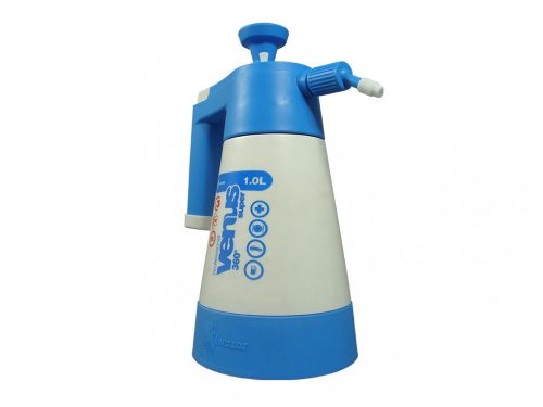 KWAZAR VENUS Super PRO+ Kézi Permetező, 1 Liter, Állítható Permetezési Szög, Kémiailag Ellenálló Műanyag Tartály