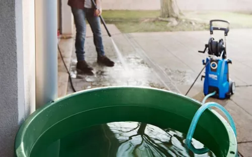 Eredeti 3 méteres vízszívó tömlő 3/4" csatlakozóval – Nilfisk, Karcher, Lavor, Makita, Black Decker, Bosch, Stiga, Stanley, MacAllister, Parkside, Stihl, Husqvarna, Michelin, Gerni kompatibilitás