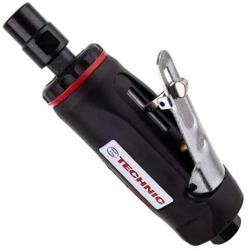 Egyenes szárú pneumatikus csíszoló készlet kofferben 3 és 6 mm-es befogó pofával Technic AT-7032BK