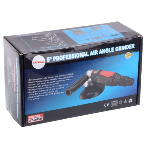 TC Technic pneumatikus sarokcsiszoló 125 mm - M14 menet - fordulatszám-szabályzós - AT-285B