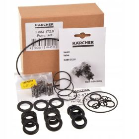   Szivattyú fej javítókészlet KARCHER HDS 600, 655, 695, 790, 795, 797, 890, 895 magasnyomású mosókhoz (2.883-172.0) 18 mm-es dugattyúkhoz
