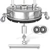 Professzionális rozsdamentes acél T-RACER térkőmosó 24" (~ 61 cm) fúvóka mérete: 050 (2x fúvóka 025) 1800liter/óra, 280 Bar