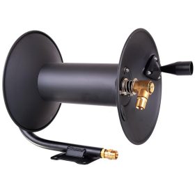   Tömlődob 15 méter magasnyomású tömlő feltekeréséhez 3/8"belső menetes csatlakozással + M22 adapterrel , Max. 210 Bar