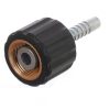 Tömlőszerelvény magasnyomású tömlőkhöz DN8 M22x1,5 14 mm-es dugóval