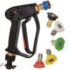 Pisztoly és fúvóka készlet Karcher K2-K6 Click csatlakozású magasnyomású mosókhoz (gyorcsatlakozós fúvókákkal)