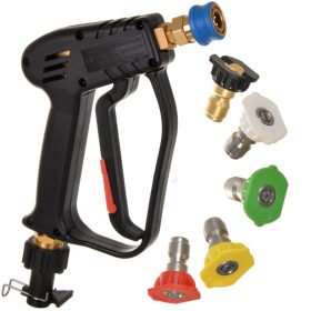   Pisztoly és fúvóka készlet Karcher K2-K6 Click csatlakozású magasnyomású mosókhoz (gyorcsatlakozós fúvókákkal)