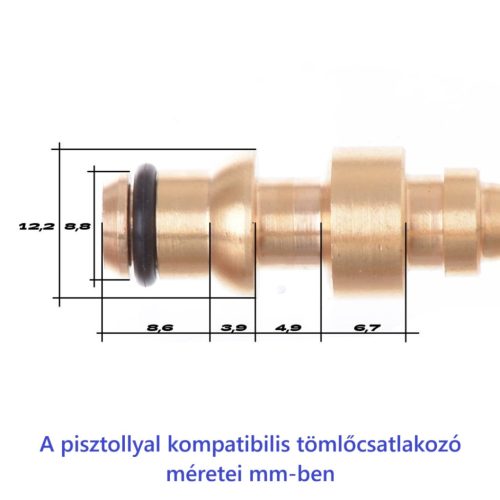 Mosó csomag Lavor magasnyomású mosókhoz - habosító és fúvóka készlet gyorcsatlakozással
