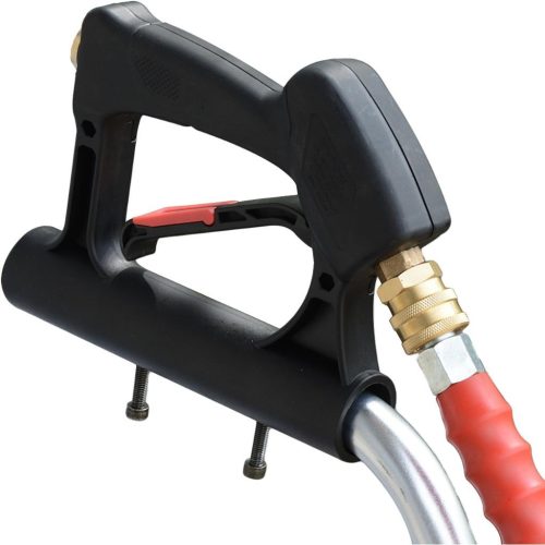 Prémium 100 cm-es kerekes felülettisztító nyomórúd (vízseprű) 7 fúvókával ipari mosókhoz