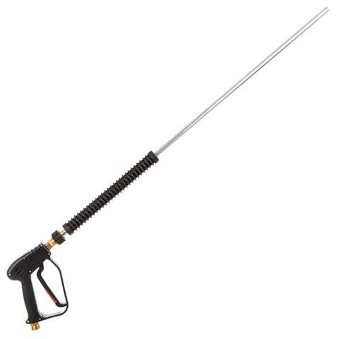 Professzionális magasnyomású pisztoly 900  mm-es lándzsával, 280 bar, 150 °C, 25 l/perc M22 tömlő csatlakozással, lándzsa 1/4" csatlakozással  HPG03