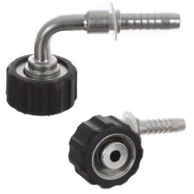   M22x1,5 Menetes Szögletes Könyökcsatlakozó, 14 mm Szár, DN8 Tömlőhöz