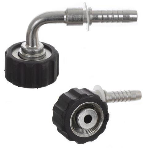 M22x1,5 Menetes Szögletes Könyökcsatlakozó, 14 mm Szár, DN8 Tömlőhöz