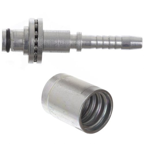 Krimpelő hüvely DN6 magasnyomású tömlőkhöz - egy vagy két acél fonatú tömlőkhöz - 1 db