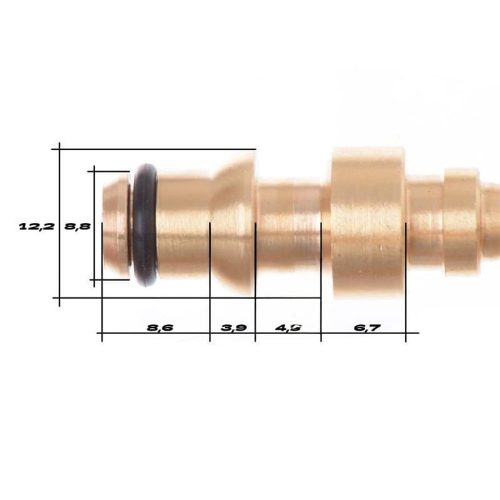 LAVOR mosókkal kompatibilis tömlőszerelvény DN6-os tömlőkhöz - 1 db