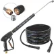 Magasnyomású mosó szett Karcher HD 5/11 HD 5/12  HD 5/13  HD 5/14  HD 6/13  HD 6/15 magasnyomású mosókhoz 40°-os rozsdamentes acél Fúvókával