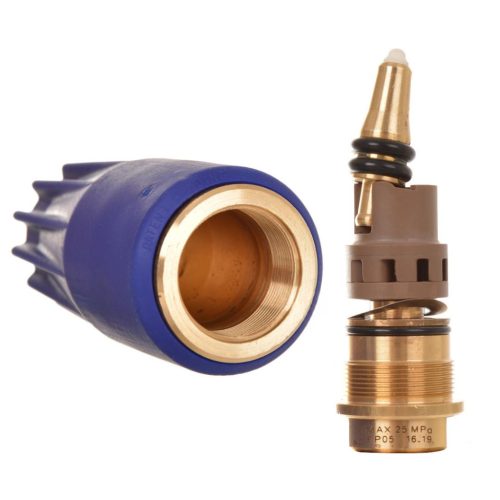 Forgófúvóka, turbófej PA UR25 035-ös méret - 250 bar, 100°C, 1/4" belső menetes csatlakozással (szennymarófej)