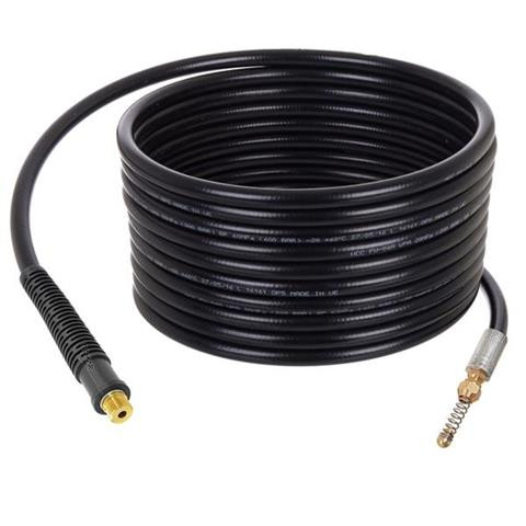 Nylon Magasnyomású Mosótömlő - 10 Méter, 1/4" Csatlakozás - Fúvóka és Rugó 040