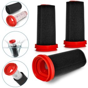   3x Mosható Hepa szűrőkészlet BOSCH FLEXXO Serie 4 porszívókhoz (12026520 cikkszám kiváltására)