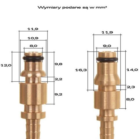 Nylon Tömlő 10 méter Bosch 9 mm Csatlakozóval