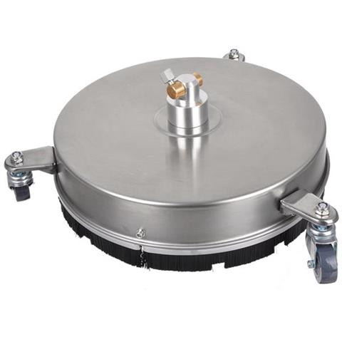 15" Rozsdamentes Acél T-racer Súrolópad - 1/4" Belső Menet, 050 Fúvókaméret