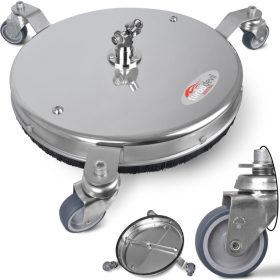   Mosmatic R+M TurboDevil 16" (41 cm) ipari térkőtisztító kefe (275 bar, 120 °C, INOX)