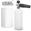 Prémium INOX Habosító lándzsa magasnyomású mosókhoz (1 literes, 1,25 mm fúvóka, 1/4" belső menet)