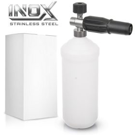   Prémium INOX Habosító lándzsa magasnyomású mosókhoz (1 literes, 1,25 mm fúvóka, 1/4" belső menet)