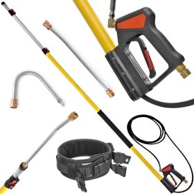   Teleszkópos lándzsa SÁRGA 5,5 m (max. 275 bar, 30 l/perc) - 3/8"-os belső menetes tömlő csatlakozóval