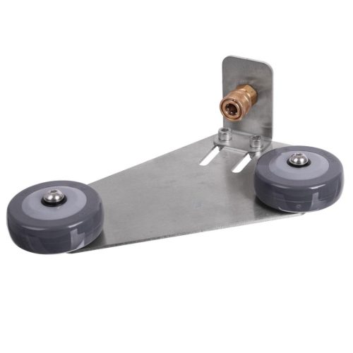 Prémium rozsdamentes kerekes éltisztító szalag burkolattal (1/4" csatlakozás, fúvóka nélkül)