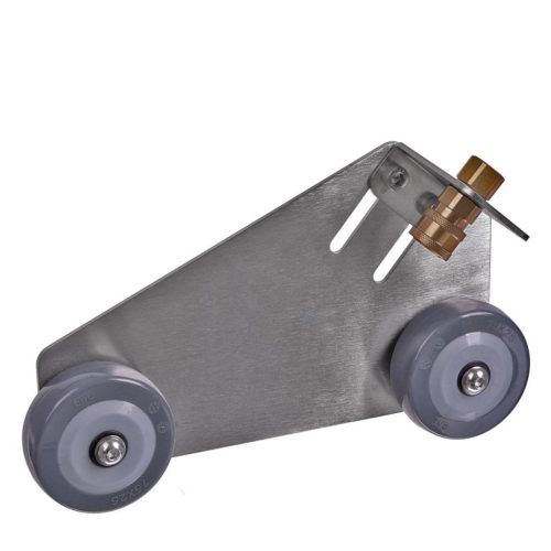 Prémium rozsdamentes kerekes éltisztító szalag burkolattal (1/4" csatlakozás, fúvóka nélkül)