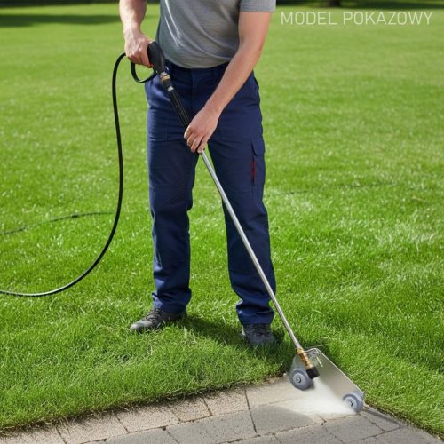 Prémium rozsdamentes kerekes éltisztító szalag burkolattal (1/4" csatlakozás, fúvóka nélkül)