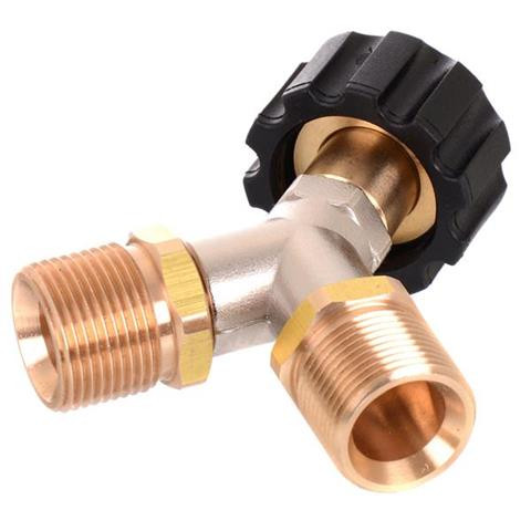 Magasnyomású vízkivezetés elosztó M22F - 2x M22M csatlakozóval, max. 350 bar, 150 °C, 50 l/min