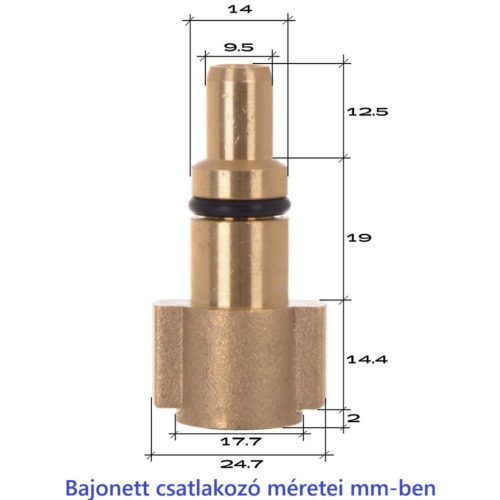 10 m-es csatorna tisztító cső rugós fejjel Lavor és Parkside magasnyomású mosókhoz (csőgörény)