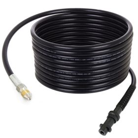   15 méteres csatorna tisztító tömlő forgófejjel Karcher K5 sorozatú magasnyomású mosókhoz (csőgörény, dugulás elhárító)