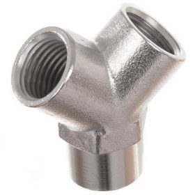  Víz elosztó "Y" idom 3x 1/4" belső menet - 350 bar, 150°C, 50 liter/perc