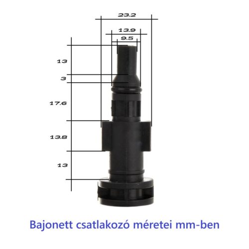 Hosszabbító lándzsa Lavor háztartási mosókhoz (420 mm) – Cseredarab