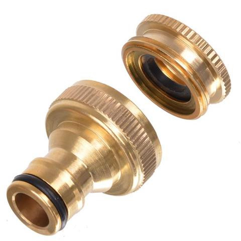 Mosogatósárgaréz Kerti Tömlő Adapter 3/4" és 1/2" Menettel, Strapabíró Műanyag Kivitel