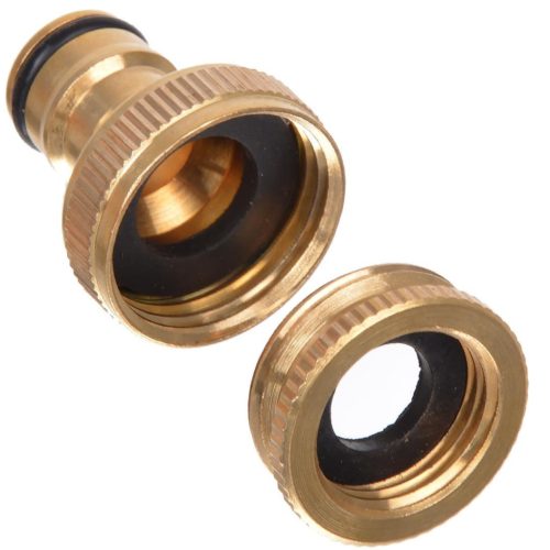 Csap csatlakozó 3/4" vagy 1/2" menetes csatlakozással kerti locsoló tömlőkhöz
