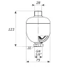 Hidraulikus Nyomáskiegyenlítő Tartály (Hidroakkumulátor) 0.16L, 3/8"