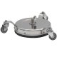 MOSMATIC T-Racer 12" Rozsdamentes Acél Kő- és Térkő Tisztítókefe, 275 Bár, 60°C, 1/4" Csatlakozóval