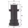 5 méteres csatorna tisztító cső rugós fejjel Karcher K2-K7 sorozatú magasnyomású mosókhoz (csőgörény)