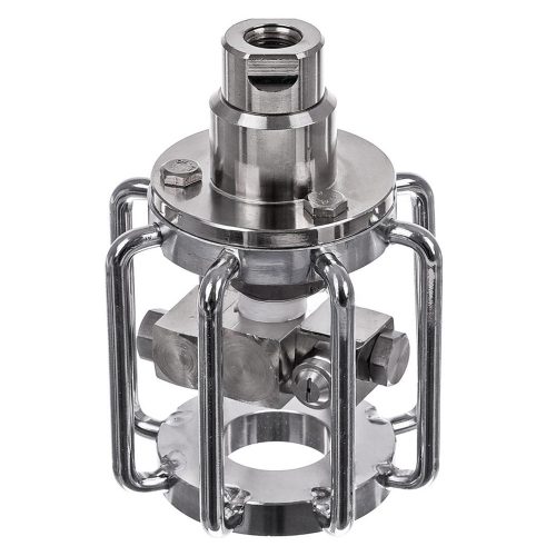 75 mm Rozsdamentes Acél Forgó Fúvóka Karcher HKS Típusú IBC Tartályok Tisztításához - Max. 275 bar, 40 l/perc, 120°C