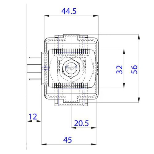 Bürkert 6213-13 EV 2/2-utas Elektromágneses Szelep, 1/2" Belső Menetes, 0-10 bar, 24V/50Hz