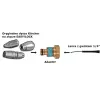 K-Lock Adapter 1/4" Belső – TR20 Külső Menet (Kärcher EASY!Lock Tartozékokhoz)
