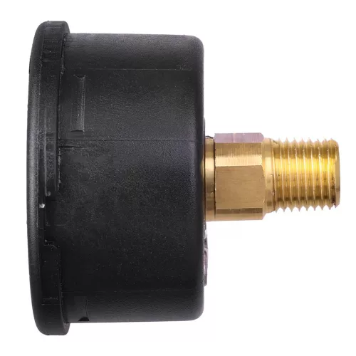 WIKA glicerines nyomásmérő 0–160 bar – 50 mm – 1/4" menet, hátsó rögzítás